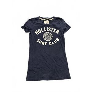 Hollister Surf Club Navy Blue T-Shirt – XS